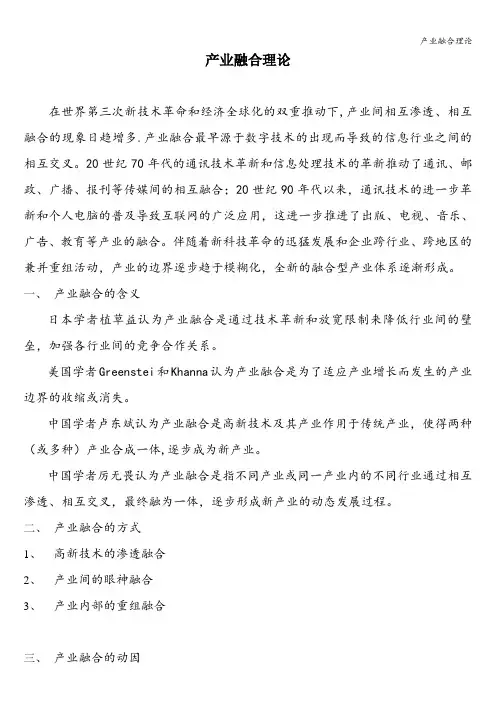 产业融合理论