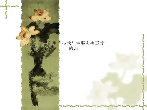 煤矿生产技术与主要灾害事故防治