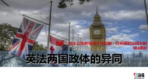 课件7：2.4 英法两国政体的异同