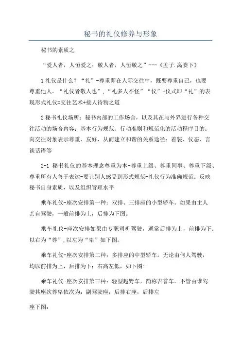 秘书的礼仪修养与形象