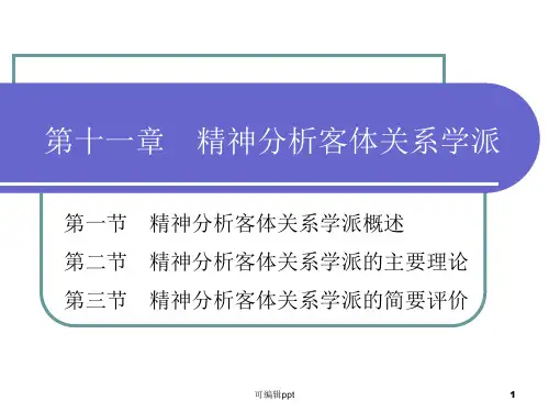 精神分析客体关系学派
