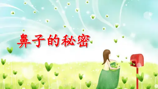 《鼻子的秘密》幼儿园PPT课件