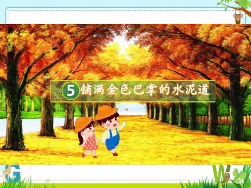 5.《铺满金色巴掌的水泥道》课件(共41张PPT)