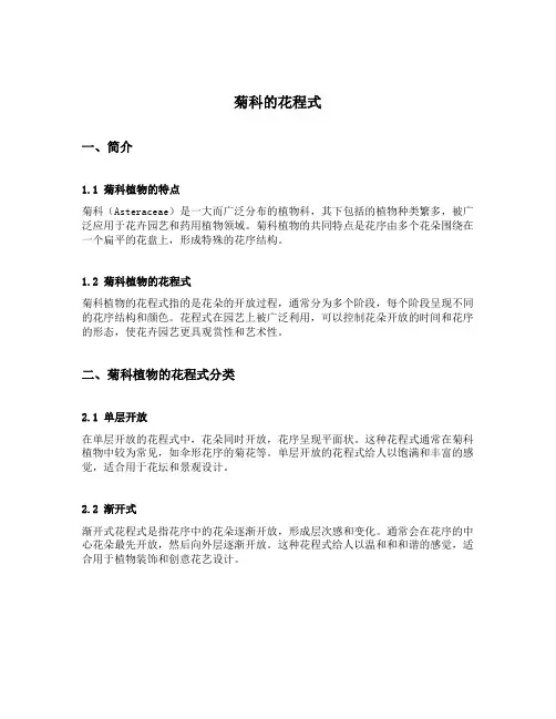 菊科的花程式