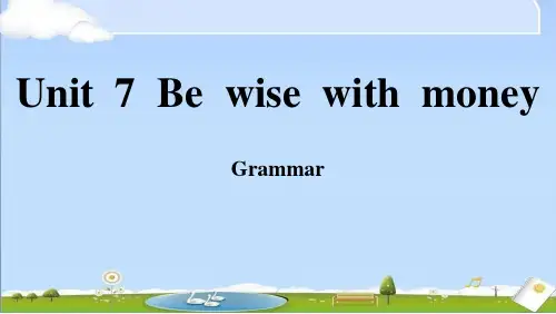 2024年新译林版英语七年级上册全册教学课件 Unit 7 (3.Grammar)