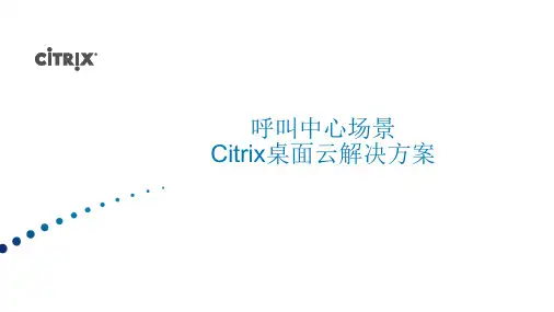 2 Citrix呼叫中心场景解决方案