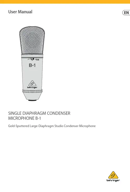 behringer-b-1-用户手册说明书