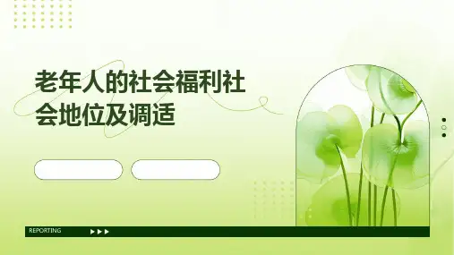 老年人的社会福利社会地位及调适