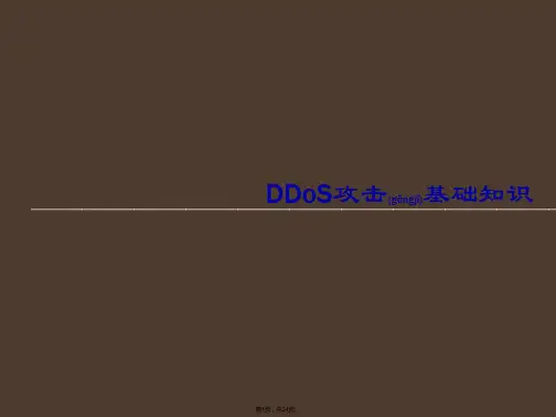 DDoS攻击介绍PPT(共24张)
