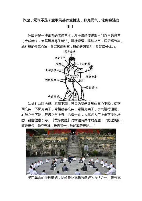 体虚，元气不足？意拳筑基养生桩法，补充元气，让你身强力壮！