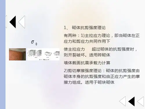 砌体2承载力计算及构造