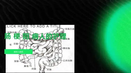 外科护理学-肠梗阻病人的护理