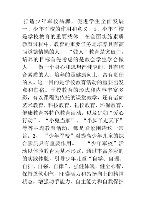 少年军校1