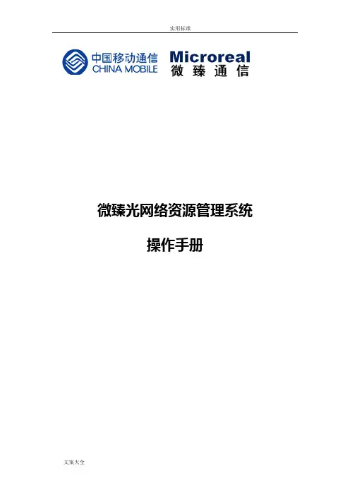 光网络资源管理系统