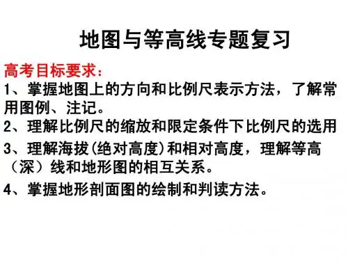 中央电化教育馆课件—地图与等高线专题