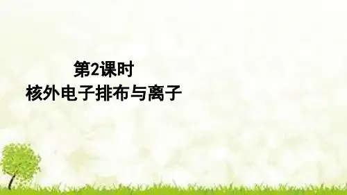 九年级化学人教版上册 3.2 原子的结构 课件 