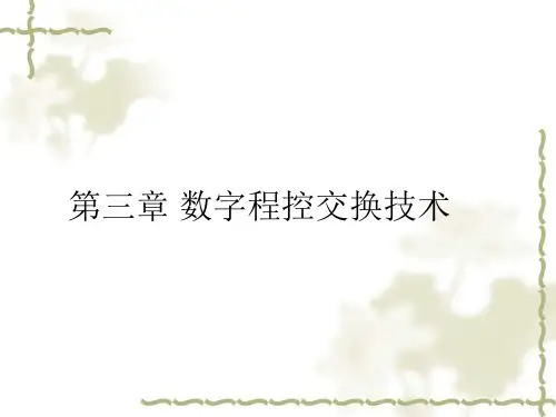 现代交换技术 第三章  数字程控交换技术 