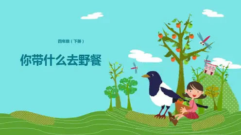 外研版(三起)四年级下册英语课件-Module 4 Lesson 2 你带什么去野餐 (共16张PPT)