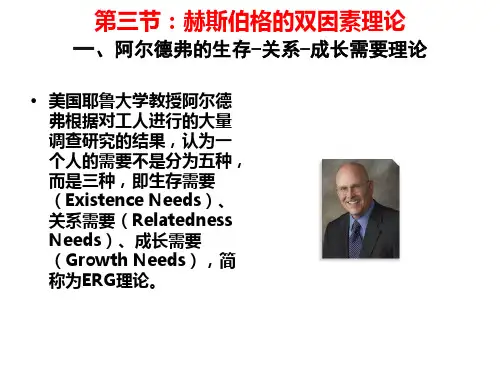 第三节 双因素理论 PPT课件
