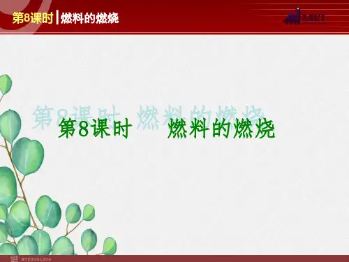 《燃料的燃烧》课件 2022年人教版省一等奖PPT