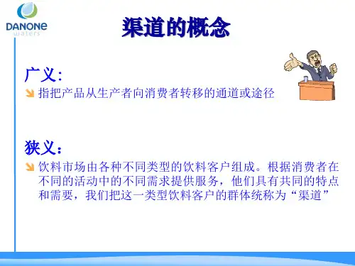 快销渠道分类和定义培训课件