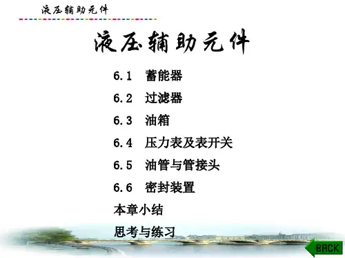 液压与气动技术课件：液压辅助元件