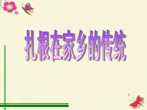 沪教版品社三上《乡音乡情》ppt课件3