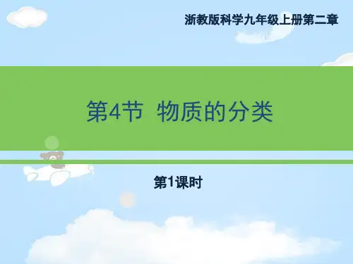 《物质的分类》PPT(第一课时)【优质课件】
