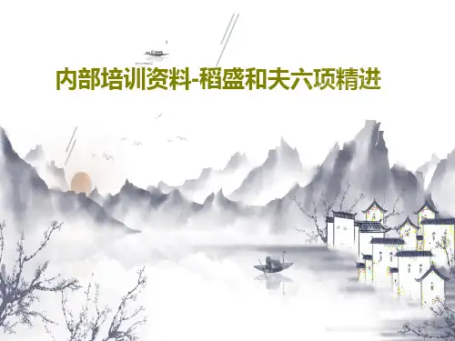 内部培训资料-稻盛和夫六项精进共55页