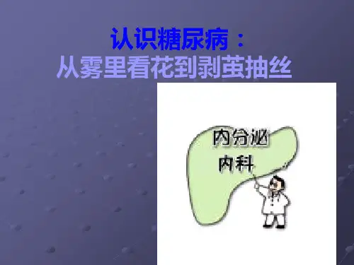 认识糖尿病ppt课件