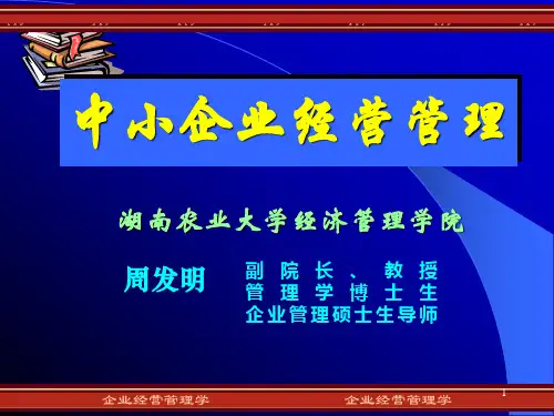 中小企业经营管理企业的管理模式流程管理模式.pptx