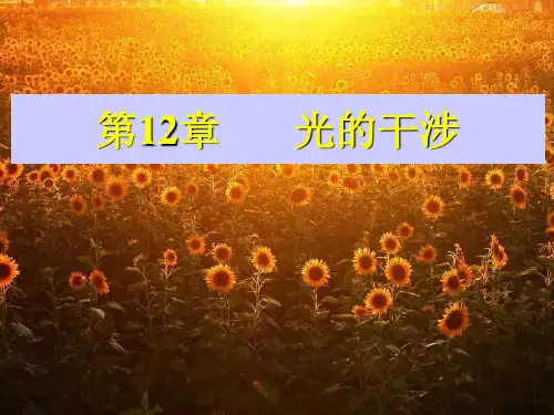 大学物理-12章：光的干涉