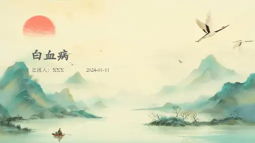 白血病病症PPT演示课件