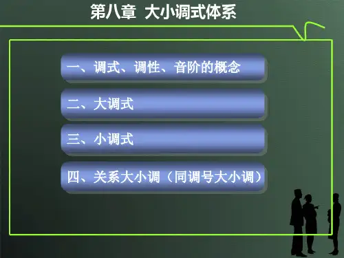 基础乐理第八章 大小调式体系