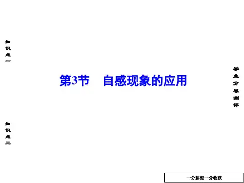 自感现象的应用课件(高二物理)AlnwKw