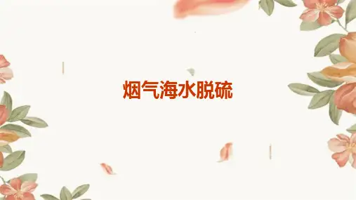 《烟气海水脱硫》课件
