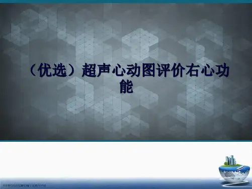 超声心动图评价右心功能