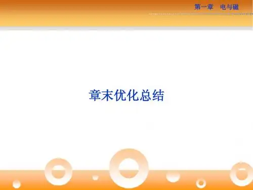 2013年粤教版物理选修1-1全册精品课件 第一章章末优化总结