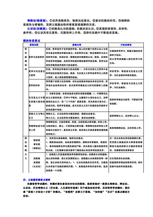 唯物论、认识论