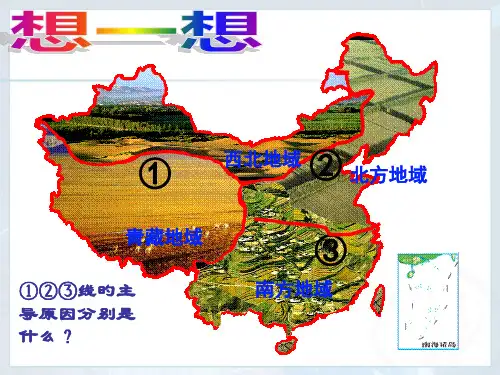 新人教版八年级地理下册第一节自然特征与农业(讲)名师公开课获奖课件百校联赛一等奖课件