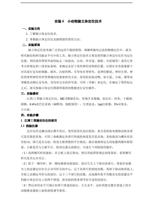 立体定位技术