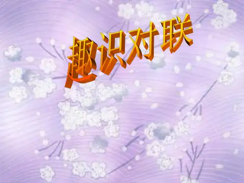 趣识对联(完整版)