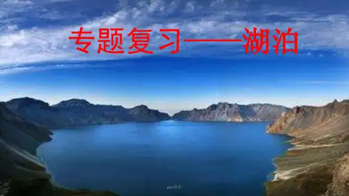微专题---湖泊--ppt课件