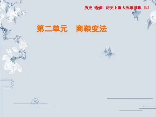 2019-2020年人教版历史选修1作业课件：第2单元 第3课 富国强兵的秦国(共28张PPT)