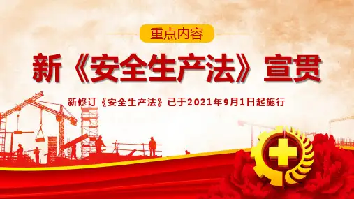 新《安全生产法》宣贯(22页)