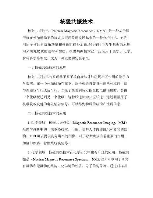 核磁共振技术