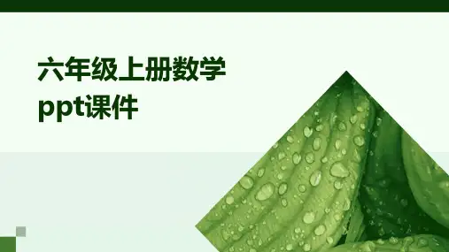 六年级上册数学ppt课件