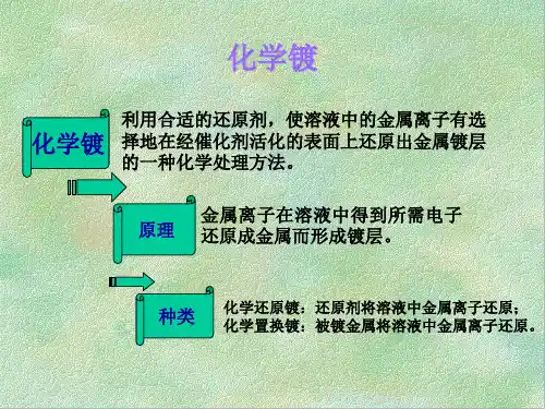 化学镀及化学转化膜