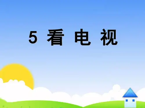 《看电视》PPT课件9 (共19张PPT)