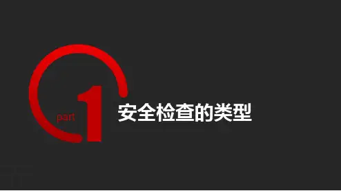 安全生产检查概要ppt课件